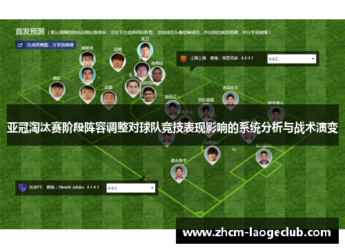 亚冠淘汰赛阶段阵容调整对球队竞技表现影响的系统分析与战术演变